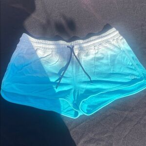 Zumba Blue and White Ombre Shorts